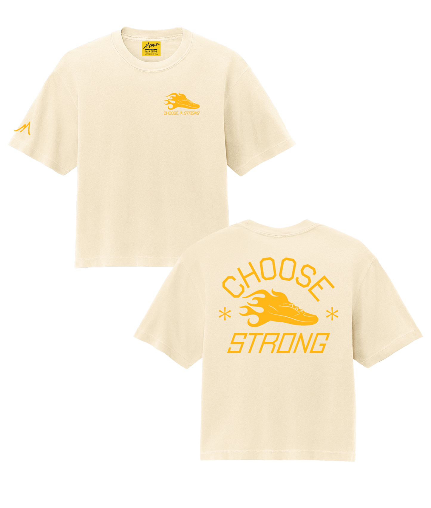 Choose Strong - Women’s Heavyweight Boxy Tee - Last Chance