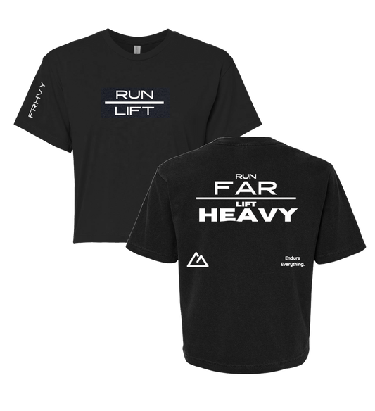RUN + LIFT CROP TEE