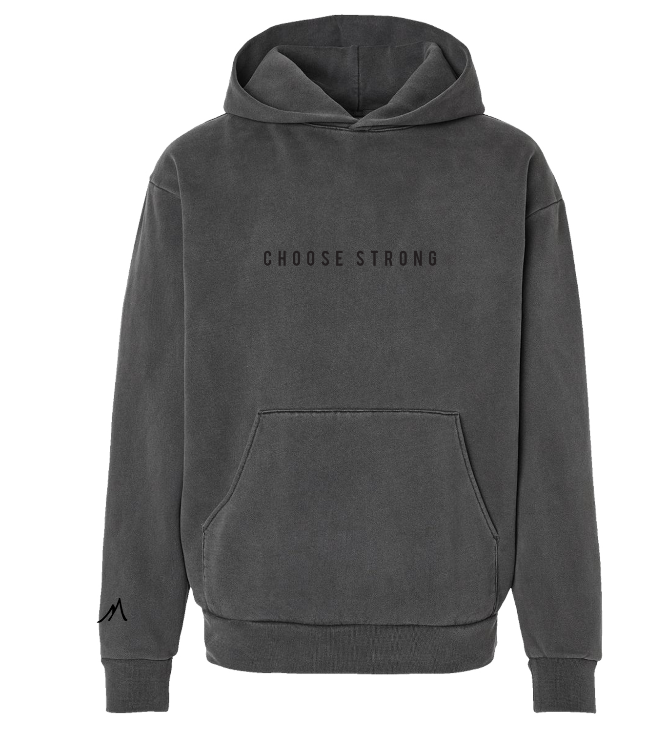 CHOOSE STRONG HOODIE- Black