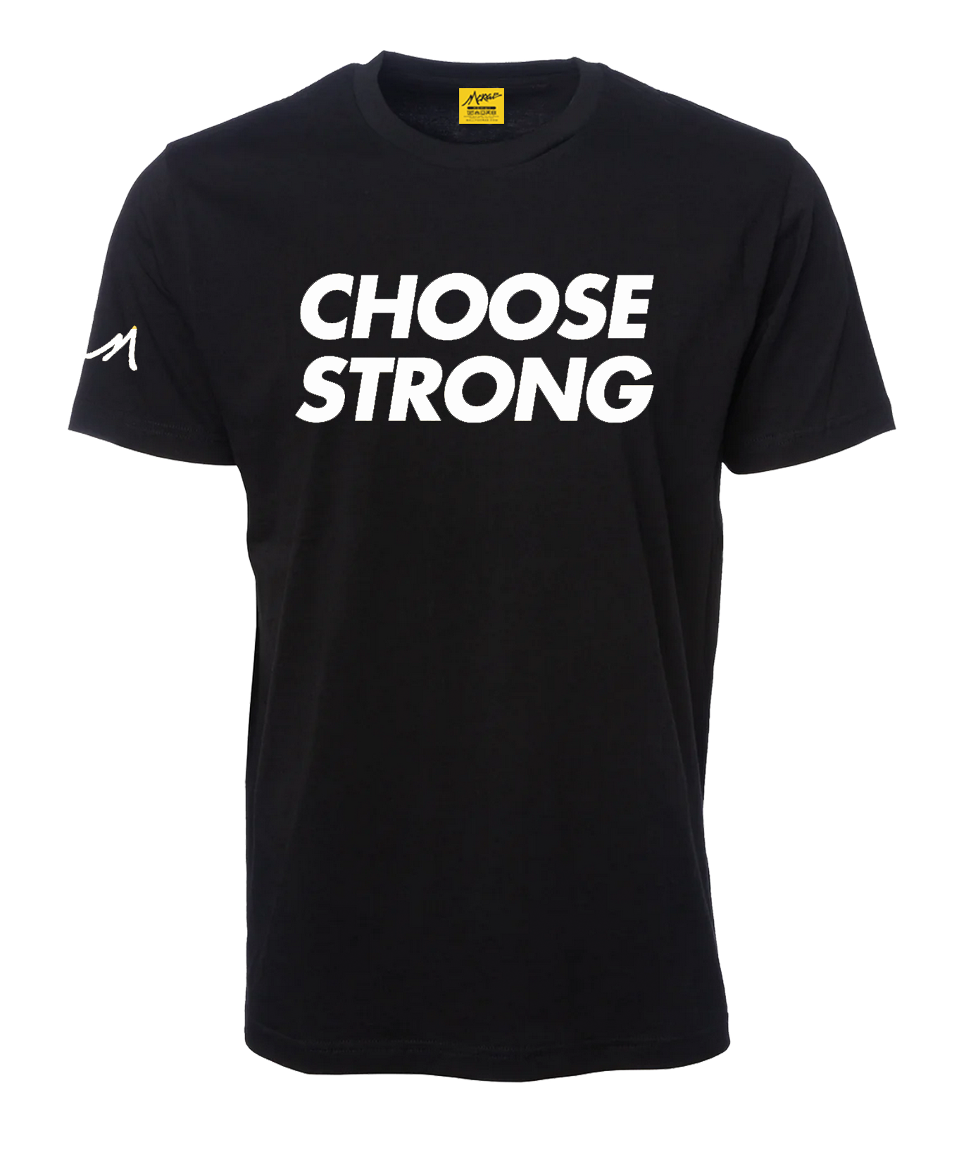 Choose Strong - Font Tee - White Logo