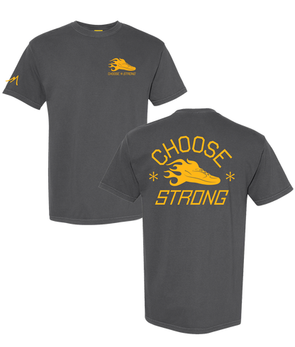 Choose Strong - Tee - Yellow Print