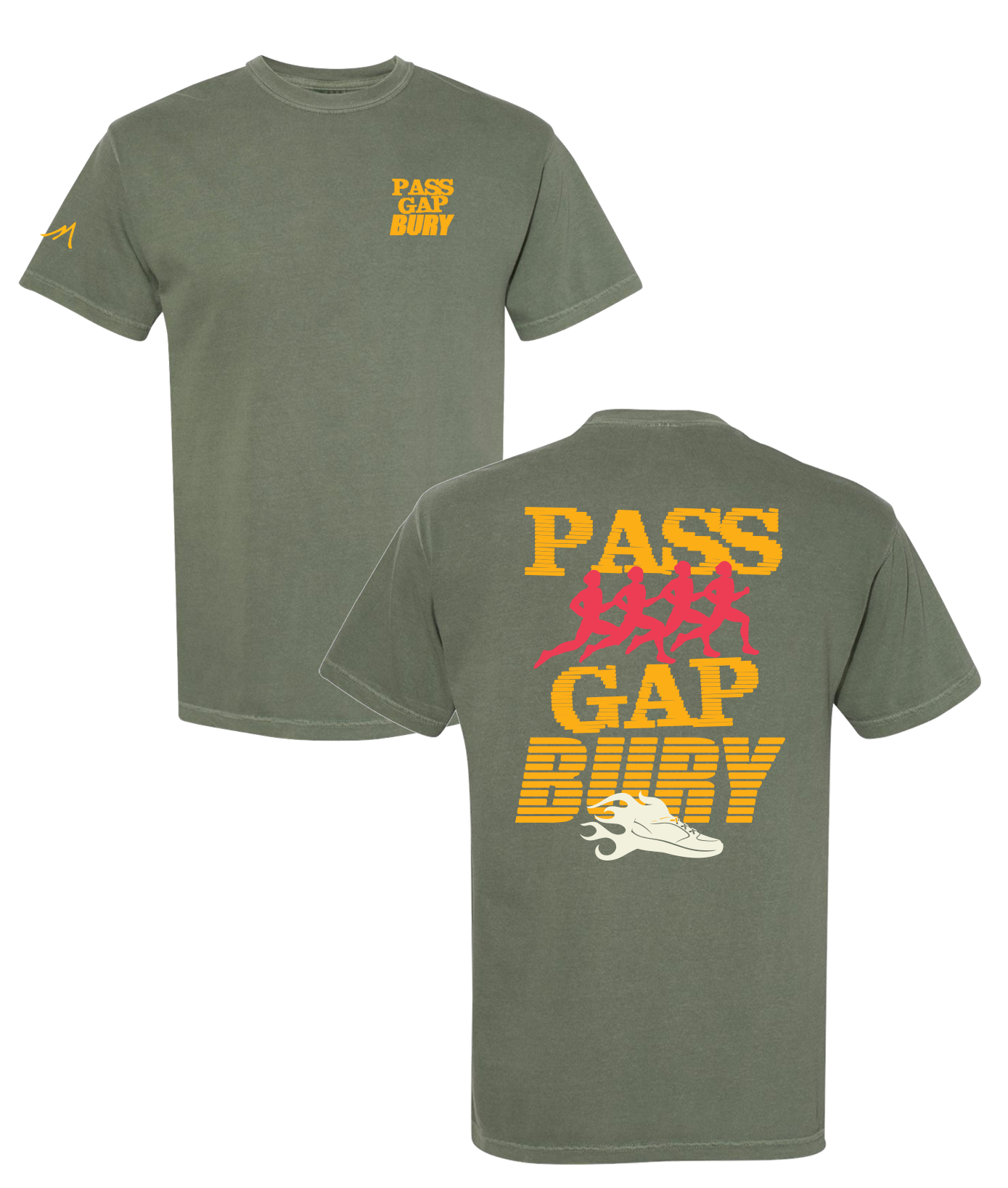 Pass Gap Bury - Moss Tee