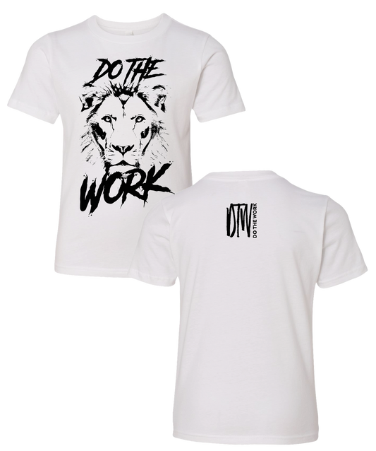 DTW Lion Youth Tee - White