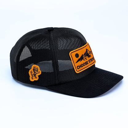 Choose Strong Mesh Hat - Black
