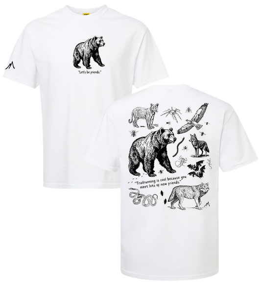 Lets Be Friends Tee - White