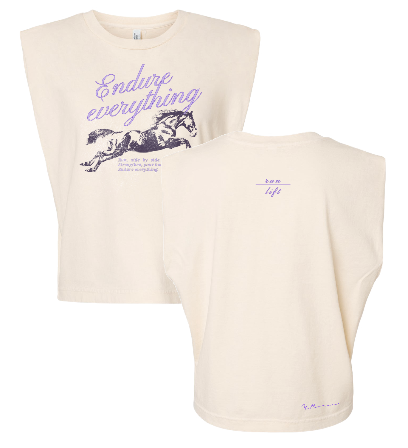 Limited Edition Endure Everything Women's Muscle Tee+ Signed Note from Sally McRae