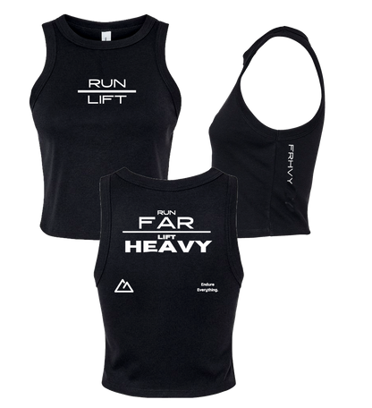 RUN + LIFT Crop Tank