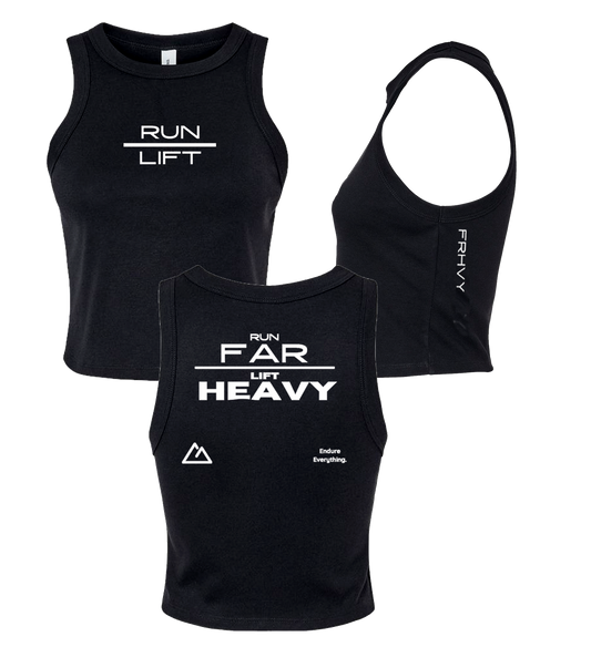 RUN + LIFT Crop Tank
