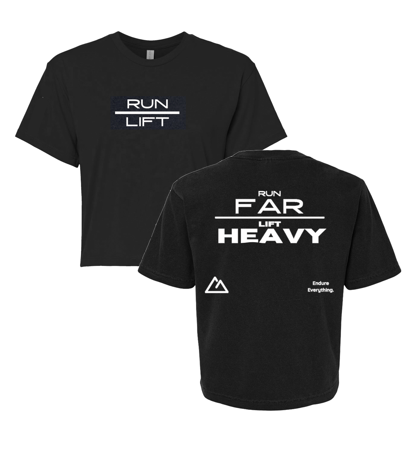 RUN + LIFT CROP TEE
