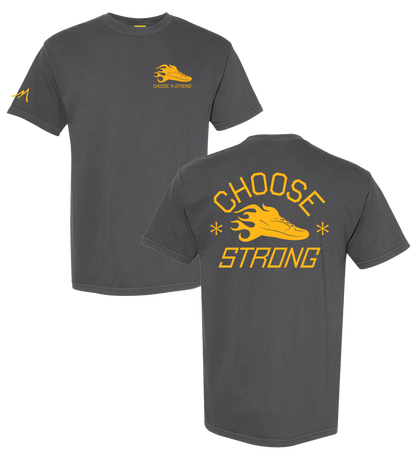 Choose Strong - Tee - Yellow Print