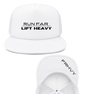 White RUN + LIFT Underbill Hat