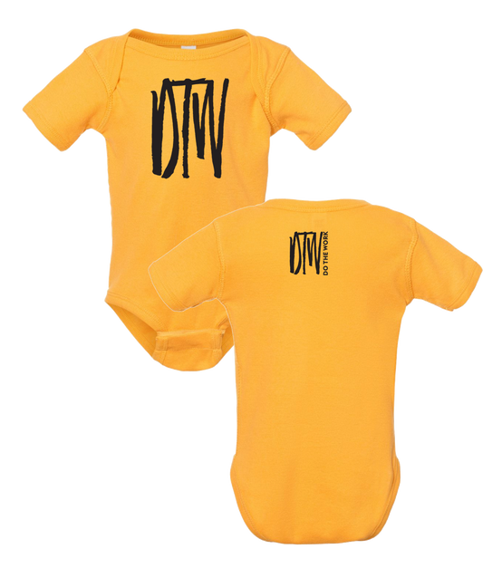 DTW Gold Yellow Baby Onesies