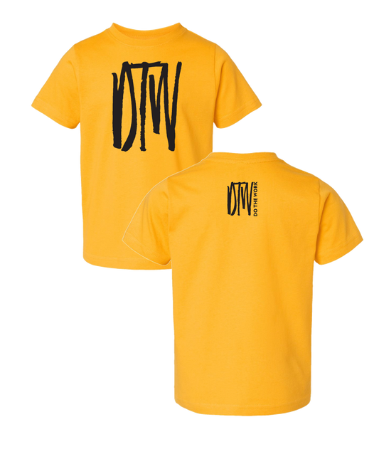 DTW Gold Yellow Toddler Tee