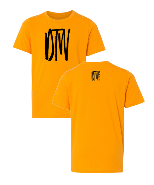 DTW Gold Yellow Youth Tee